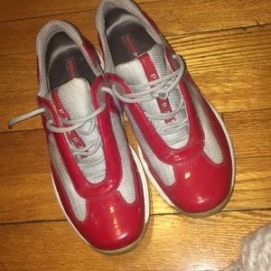 Prada Patent Leather Sneaker